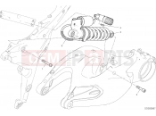DUCATI 2018 Multistrada 1260 PikesPeak REAR SHOCK ABSORBER [MOD:MS1260PP]