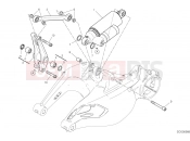 DUCATI 2019 Diavel REAR SHOCK ABSORBER [MOD:DVL1260]