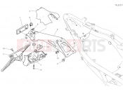 DUCATI 2019 Hypermotard 950 PLATE HOLDER [MOD:HYM 950;XST:AUS,EUR,GSO]