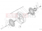 DUCATI 2019 Hypermotard 950 FRONT WHEEL [MOD:HYM 950]