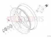 DUCATI 2019 Hypermotard 950 REAR WHEEL [MOD:HYM 950]