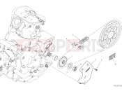 DUCATI 2019 Hypermotard 950 SP FRONT SPROCKET - CHAIN [MOD:HYM950SP]