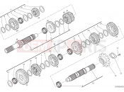 DUCATI Monster 797+ GEAR BOX [MOD:M 797]