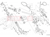 DUCATI Monster 1200 HANDLEBAR AND CONTROLS [MOD:M 1200]