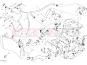 DUCATI Monster 1200 COOLING SYSTEM [MOD:M 1200]