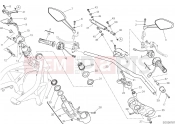 DUCATI 2019 Monster 1200 R HANDLEBAR AND CONTROLS [MOD:M 1200R]