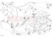 DUCATI 2019 Monster 1200 R COOLING SYSTEM [MOD:M 1200R]