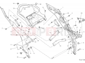 DUCATI 2019 Multistrada 1260 S D Air REAR FRAME COMP. [MOD:MS1260SA]