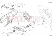 DUCATI 2019 SuperSport PLATE HOLDER [MOD:SS 939;XST:JAP]