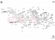 DUCATI 2005 Monster 620 FOOTREST » FRAME