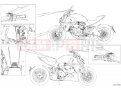 DUCATI 2020 Diavel POSITIONING PLATES [MOD:DVL1260;XST:JAP]