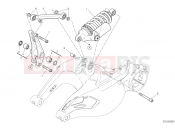 DUCATI 2020 Diavel S REAR SHOCK ABSORBER [MOD:DVL1260S]