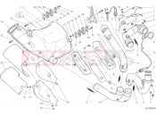 DUCATI Monster 797 EXHAUST SYSTEM [MOD:M 797;PLT:DB10]