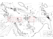 DUCATI Monster 797 HANDLEBAR AND CONTROLS [MOD:M 797;XST:EUR,GSO,ROK]