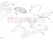 DUCATI Monster 797 SOSPENSIONE POSTERIORE [MOD:M 797]