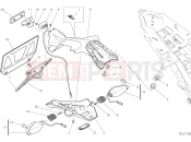 DUCATI 2020 Monster 821 Stealth PLATE HOLDER [MOD:M821STEA;XST:JAP]