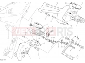 DUCATI 2020 Multistrada 1260 FOOTRESTS, LEFT [MOD:MS1260]