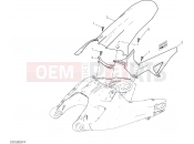 DUCATI 2020 Multistrada 1260 Enduro REAR MUDGUARD [MOD:MS1260E]