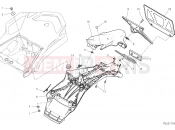 DUCATI Multistrada 1260 Pikes Peak PLATE HOLDER [MOD:MS1260PP;XST:JAP]