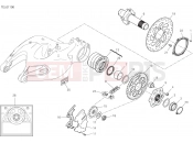 DUCATI Multistrada 1260 S D Air HUB, REAR WHEEL [MOD:MS1260SA]