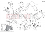 DUCATI 2020 Multistrada 950  BATTERY HOLDER [MOD:MS950]