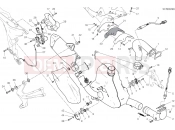 DUCATI 2020 Multistrada 950  EXHAUST SYSTEM [MOD:MS950]