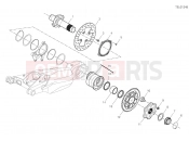 DUCATI 2020 Streetfighter V4 REAR WHEEL SPINDLE [MOD:SFV4]