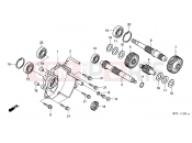HONDA FJS600D3 ED SILVER WING 2003 E-15 TRANSMISSION