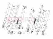 DUCATI Monster S2R 800 DARK FRONT FORK » FRONT SUSPENSION