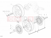 DUCATI Monster S2R 800 DARK WHEELS » FRONT WHEEL
