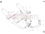 DUCATI 2005 Sporttouring ST3 EXHAUST SYSTEM » EXHAUST SYSTEM