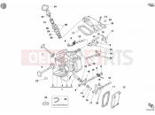 DUCATI 2004 Supersport 800 SS HORIZONTAL CYLINDER HEAD » VALVE DRIVE