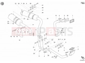 DUCATI 2004 998 Final Ed. EXHAUST SYSTEM » EXHAUST SYSTEM
