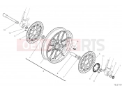 DUCATI Scrambler 1100 Sport Pro FRONT WHEEL [MOD:SCR11SPR]
