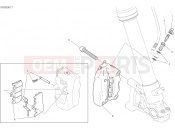 DUCATI Scrambler Desert Sled Fasthouse FRONT BRAKE SYSTEM [MOD:SCR800FH]