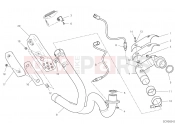 DUCATI Scrambler Desert Sled Fasthouse EXHAUSRT PIPE ASSY [MOD:SCR800FH]