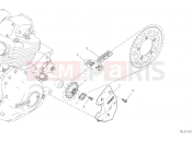 DUCATI 2021 Scrambler Icon Dark FRONT SPROCKET - CHAIN [MOD:SCR800DK]