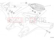 DUCATI 2021 Scrambler Icon Dark REAR SHOCK ABSORBER [MOD:SCR800DK]