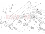 DUCATI Scrambler Icon Dark FOOTRESTS, LEFT