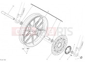 DUCATI Scrambler Icon Dark FRONT WHEEL