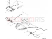 DUCATI 2020 Scrambler 1100 Sport Pro TAILLIGHT [MOD:SCR11SPR;XST:EUR,ROK]