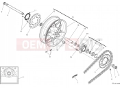 DUCATI Scrambler 1100 Pro REAR WHEEL [MOD:SCR11DRK]