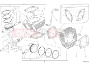 DUCATI Scrambler Cafe Racer CYLINDERS - PISTONS [MOD:SCR800CR]
