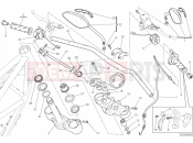 DUCATI Scrambler Full Throttle HANDLEBAR AND CONTROLS [MOD:SCR800FT]