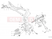 DUCATI 2021 Diavel 1260 S FOOTRESTS, RIGHT [MOD:DVL1260S]