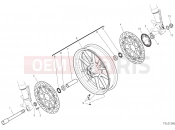 DUCATI 2021 Diavel 1260 S FRONT WHEEL [MOD:DVL1260S]