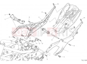 DUCATI 2021 Diavel 1260 Lamborghini REAR FRAME COMP. [MOD:DVLAMBO]