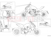 DUCATI 2021 Diavel 1260 Lamborghini POSITIONING PLATES [MOD:DVLAMBO;XST:JAP]