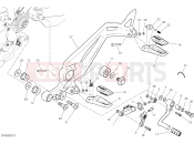 DUCATI 2021 Monster + FOOTRESTS, LEFT [MOD:M937+]