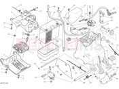 DUCATI Monster 821 Stealth BATTERY HOLDER [MOD:M821STEA;XST:JAP]